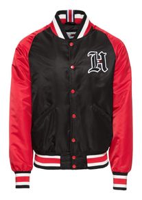 Tommy Hilfiger, Herren Bomberjacke 'LEWIS HAMILTON', Rot / Schwarz
