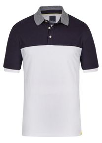 Daniel Hechter, Damen Poloshirt, Nachtblau / Wei&szlig;