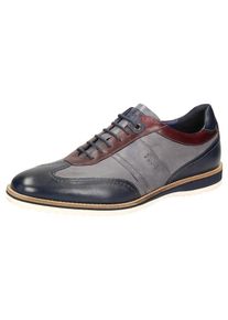Sioux, Herren Sneaker 'Quintero-702', Dunkelblau / Grau / Dunkelrot