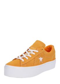 Converse, Damen Sneaker 'ONE STAR PLATFORM - OX', Orange / Weiß