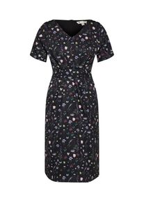 YUMI, Damen Kleid 'FRENCH BOTANICAL', Mischfarben / Schwarz