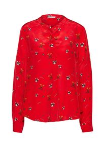FROG BOX Frogbox, Damen Bluse 'Christmas', Rot / Schwarz / Weiß
