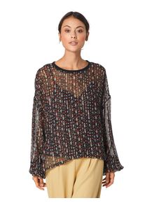 The Kooples Sport, Damen Bluse, Rot / Schwarz