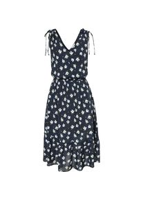 EDC by Esprit, Damen Kleid, Nachtblau / Hellblau / Gelb / Weiß