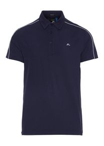 J. Lindeberg J.Lindeberg, Herren Poloshirt 'Club T Reg', Navy / Weiß