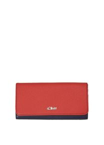 s.Oliver RED LABEL, Damen Geldbörse, Blau / Rot