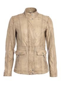 Mustang, Damen Lederjacke 'Jasmin', Beige