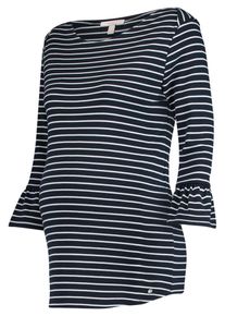 Esprit Maternity, Damen Pullover, Nachtblau / Weiß