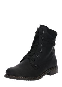 Rieker, Damen Schn&uuml;rstiefelette, Schwarz