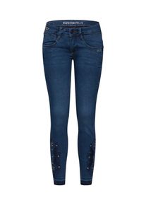 Gang, Damen Jeans 'NENA CROPPED - sia soft denim CROPPED', Blue Denim