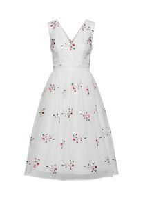 Chi Chi London, Damen Cocktailkleid, Rosa / Wei&szlig;