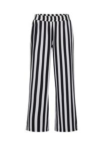 Kaffe, Damen Hose 'Alva', Schwarz / Weiß