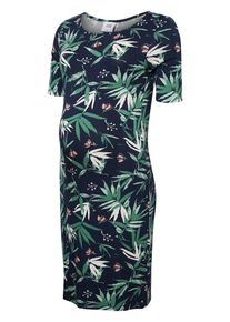 MAMALICIOUS, Damen Kleid, Smaragd / Mint / Altrosa / Schwarz / Weiß