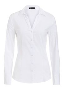 More & More MORE & MORE, Damen Langarmbluse, Wei&szlig;