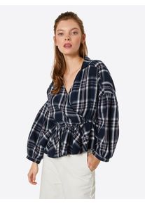 Véro Moda VERO MODA, Damen Bluse, Nachtblau / Weiß