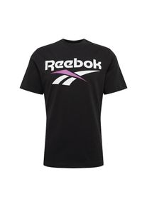 Reebok CLASSIC, Herren Shirt 'CL V Tee', Dunkellila / Schwarz / Weiß