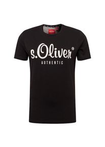 s.Oliver RED LABEL, Herren Shirt, Schwarz / Weiß