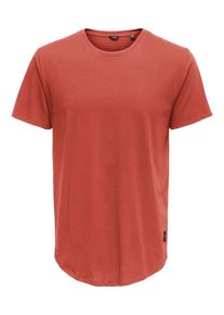 Only & Sons Only & Sons, Herren T-Shirt 'MATT', Rostrot
