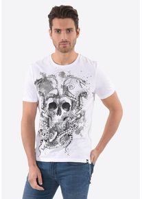 Kaporal5 Kaporal, Herren T-Shirt 'Hipo', Schwarz / Wei&szlig;