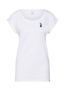 Iriedaily, Damen Shirt 'Hula Girl Tee', Wei&szlig;