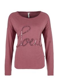 Q/S Designed By, Damen Shirt, Pastellrot