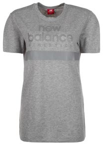 New Balance, Damen 'Athletics Mesh' T-Shirt, Grau