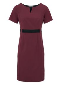 Heine, Damen Kleid, Bordeaux / Schwarz