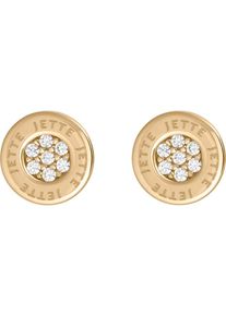JETTE, Damen Ohrstecker, Gold
