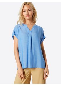Street One, Damen Shirt 'Sportive Chambray', Hellblau