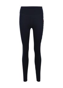 Tommy Sport, Damen Sportleggings 'High Waist 3', Navy / Weiß