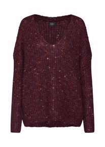 Only, Damen Pullover 'onlHANNI', Weinrot