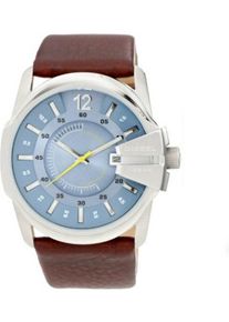 Diesel, Herren Armbanduhr 'MASTER CHIEF', Hellblau / Braun