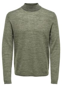 Only & Sons Only & Sons, Herren Strickpullover 'Merino', Oliv