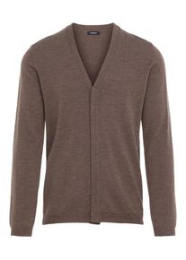 J. Lindeberg J.Lindeberg, Herren Strickjacke 'Lyon', Braunmeliert