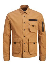 Jack & Jones JACK & JONES, Herren Jacke, Hellbraun / Schwarz