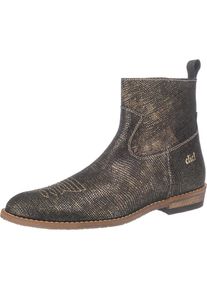 clic! Clic, Damen Stiefeletten, Gold / Schwarz