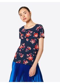 ABOUT YOU, Damen Bluse 'Thea', Navy / Rot
