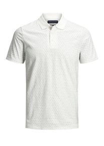 Jack & Jones JACK & JONES, Herren Poloshirt, Dunkelblau / Perlweiß