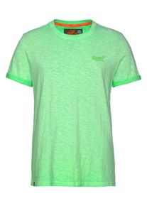 Superdry, Herren T-Shirt 'Low Roller', Apfel