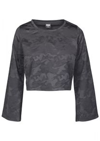 Urban Classics, Damen Top, Grau / Dunkelgrau / Schwarz