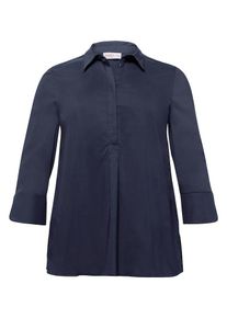 sheego Basic, Damen Tunika, Marine