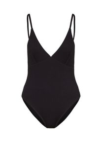 Minkpink, Damen Badeanzug 'Kylie Deep V One Piece', Schwarz