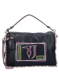 TRUSSARDI JEANS, Damen Schultertasche 'Liquirizia', Altrosa / Schwarz