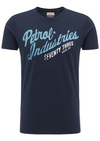 PETROL INDUSTRIES, Herren T-Shirt, Nachtblau / Himmelblau