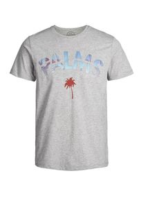 Jack & Jones JACK & JONES, Herren T-Shirt, Graumeliert