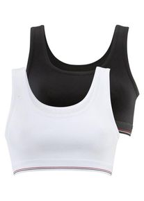 H.I.S. H.I.S, Damen Bustiers (2 Stück), Schwarz / Weiß