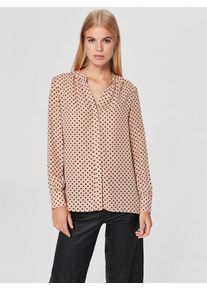 Selected Femme, Damen Hemd, Rosé / Schwarz