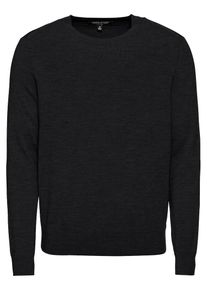Banana Republic, Herren Pullover 'SOLID MERINO CREW', Schwarz