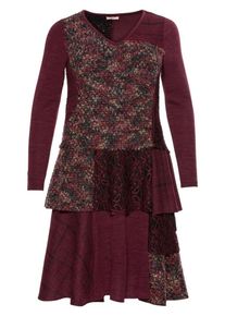 Joe Browns, Damen Strickkleid, Mischfarben / Rubinrot