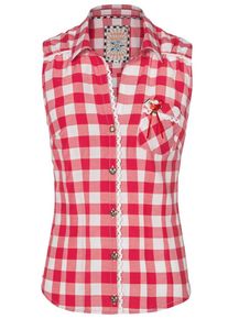 Stockerpoint, Damen Bluse Dalia, Rot / Wei&szlig;